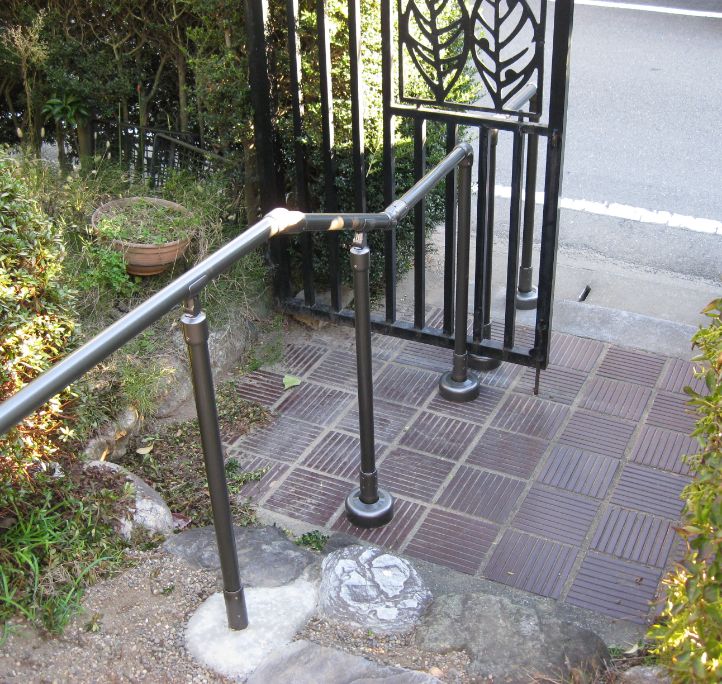 手すりの取付けの画像