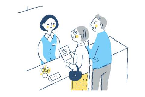 ご見学のイラスト