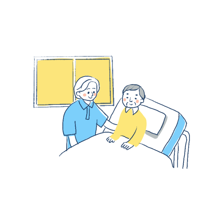 ショートステイのイラスト